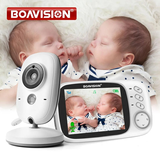 Baby Monitor 2.4G Wireless 3.2-inch high-definition LCD