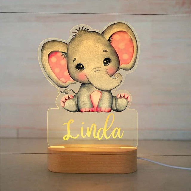 Personalized 3D LED 7 Colours Night Light