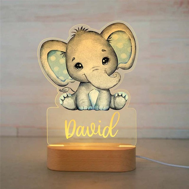 Personalized 3D LED 7 Colours Night Light