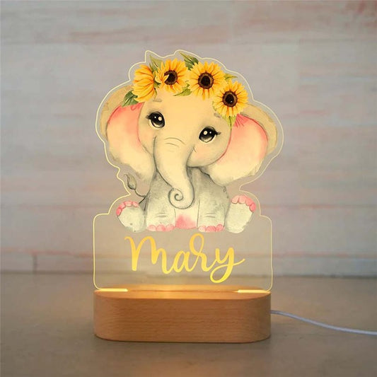 Personalized 3D LED 7 Colours Night Light