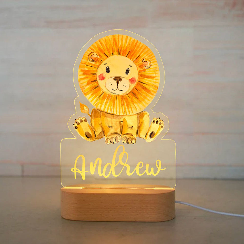 Personalized 3D LED 7 Colours Night Light